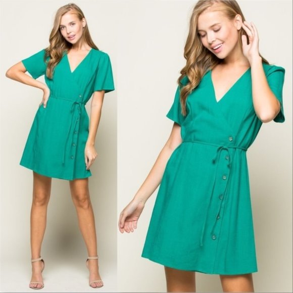 EMILY Summertime Dress, green - Picture 1 of 3